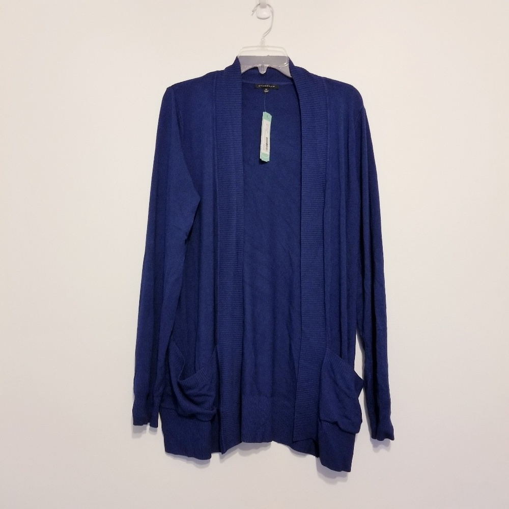 NWT Stitchfix Staccato Royal blue cardigan